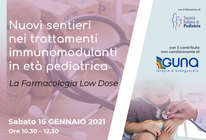 Nuovi sentieri nei trattamenti  immunomodulanti in età pediatrica - La farmacologia Low Dose